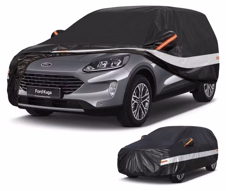 Copertura per auto SUV, 10 strati, impermeabile, per Ford Kuga (2012-2025), colore nero