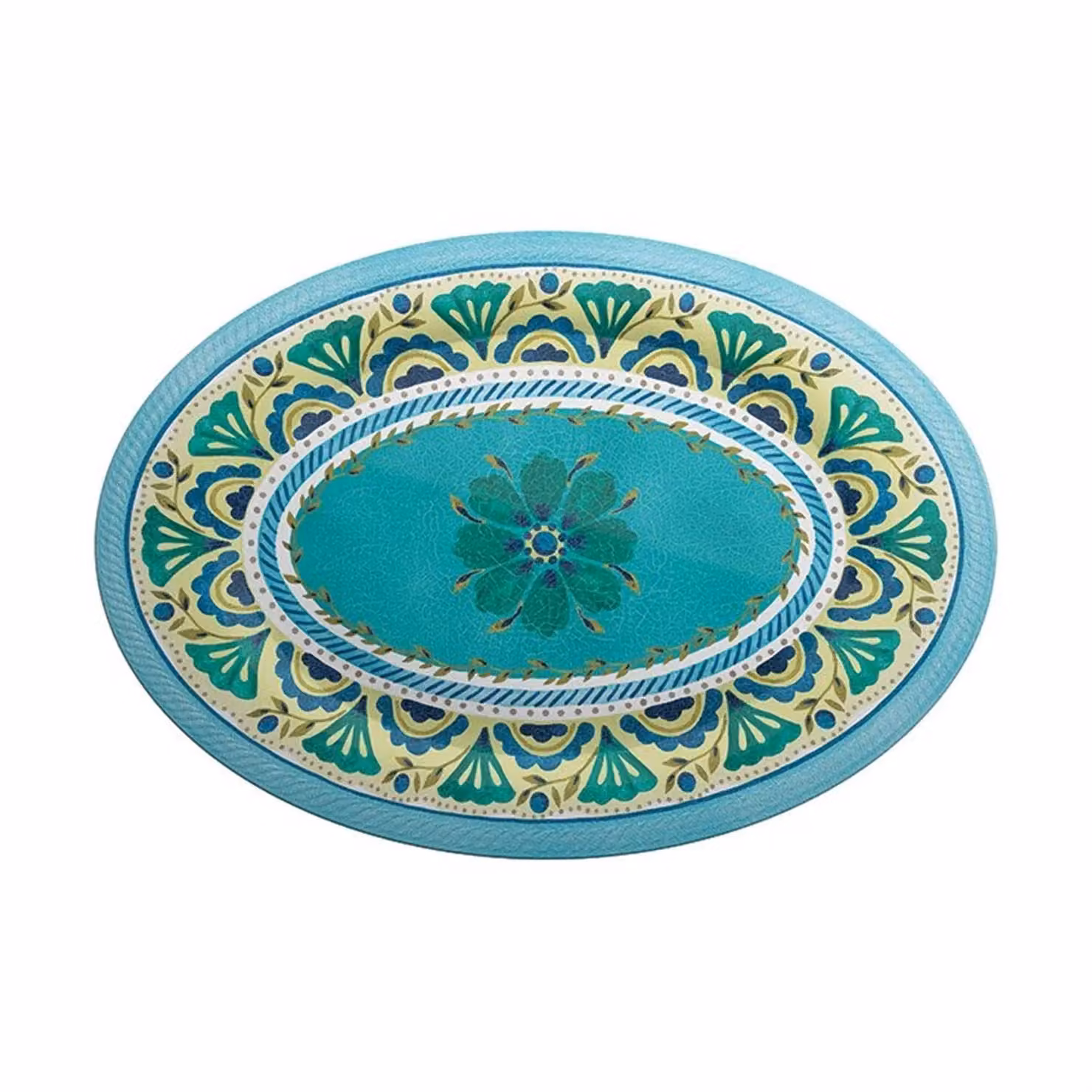 Vassoio ovale in melamina, Linea London, dim. 51x36cm