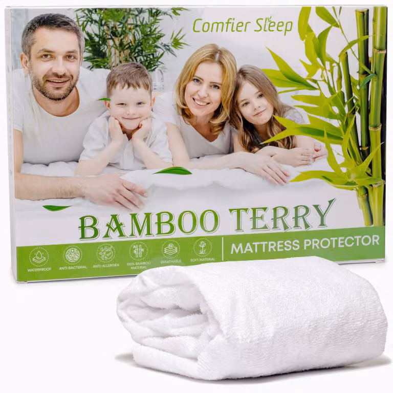 Coprimaterasso 135x190 cm – in morbida microfibra di bambù, impermeabile