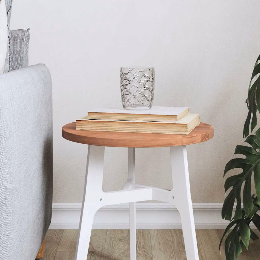 Piano per tavolo rotondo vidaXL in legno di faggio marrone Ø 30 cm, H 1,5 cm