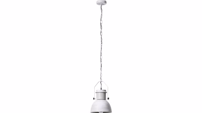 Lampada BRILLANTE Lampada a sospensione Salford 23cm cemento grigio | 1x A60, E27, 60W, adatto per lampade standard (non incluse) | Adatto per lampade LED