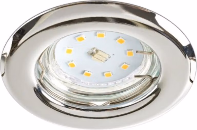 Anello decorativo rotondo per presa luce OH14 cromo Kobi
