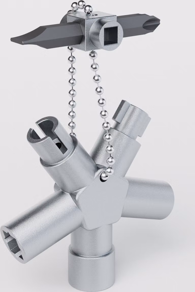 Chiave universale ABSINA con 7 profili - Daimler Benz chiave triangolare chiave quadra chiave universale