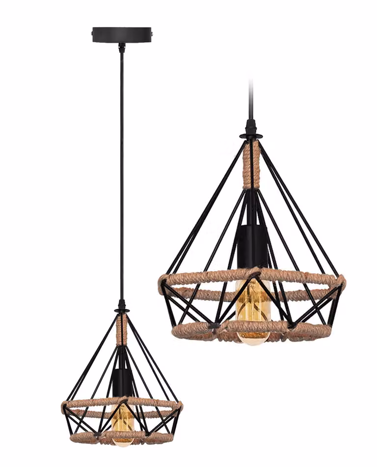Lampada tooLight App678-1Cp Loft Boho Black