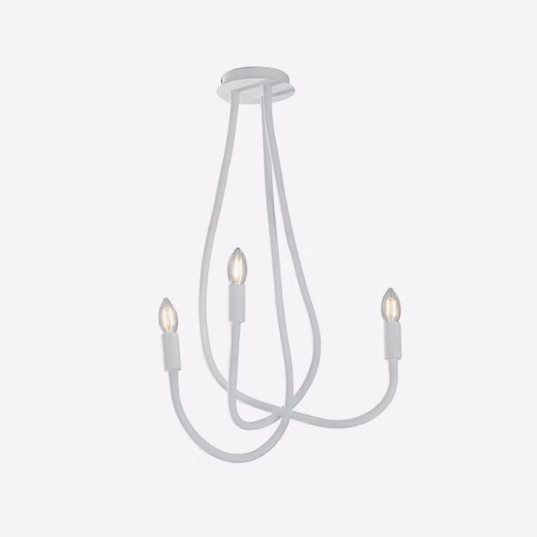 LUCE Design Lover Lampada da soffitto a 3 luci E14 Bianca