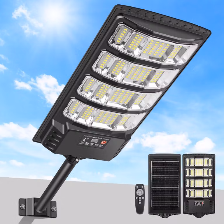 Lampade solari per esterni, confezione da 2, temperatura di colore 6500 K, sensore di movimento, ampio angolo di illuminazione di 320°