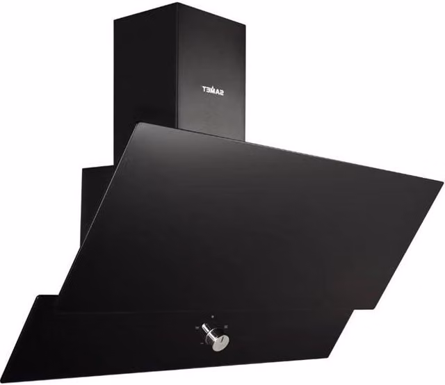 SAMET CAPPA DA PARETE TURBINE COLORE NERO 90 CM