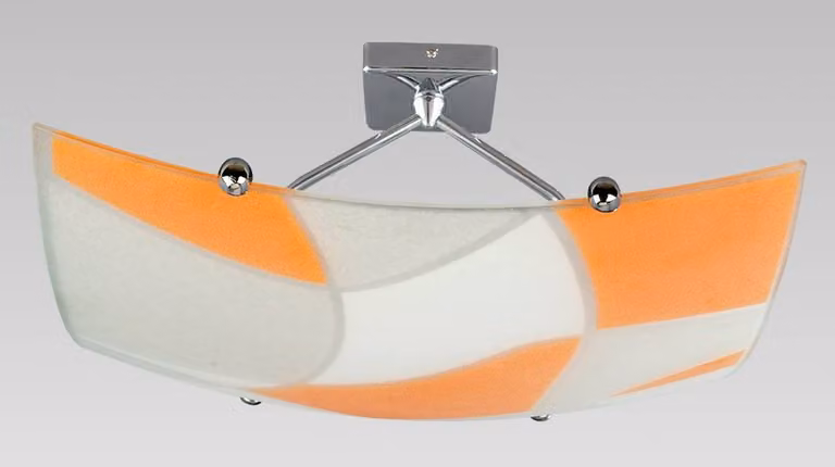 Plafoniera ASPIS 2xE27/40W, arancione L: 390, L: 230, H: 390, dimmerabile