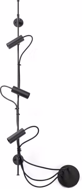 CLAP Applique/plafoniera lineare nero 3x6W 3000K 38§