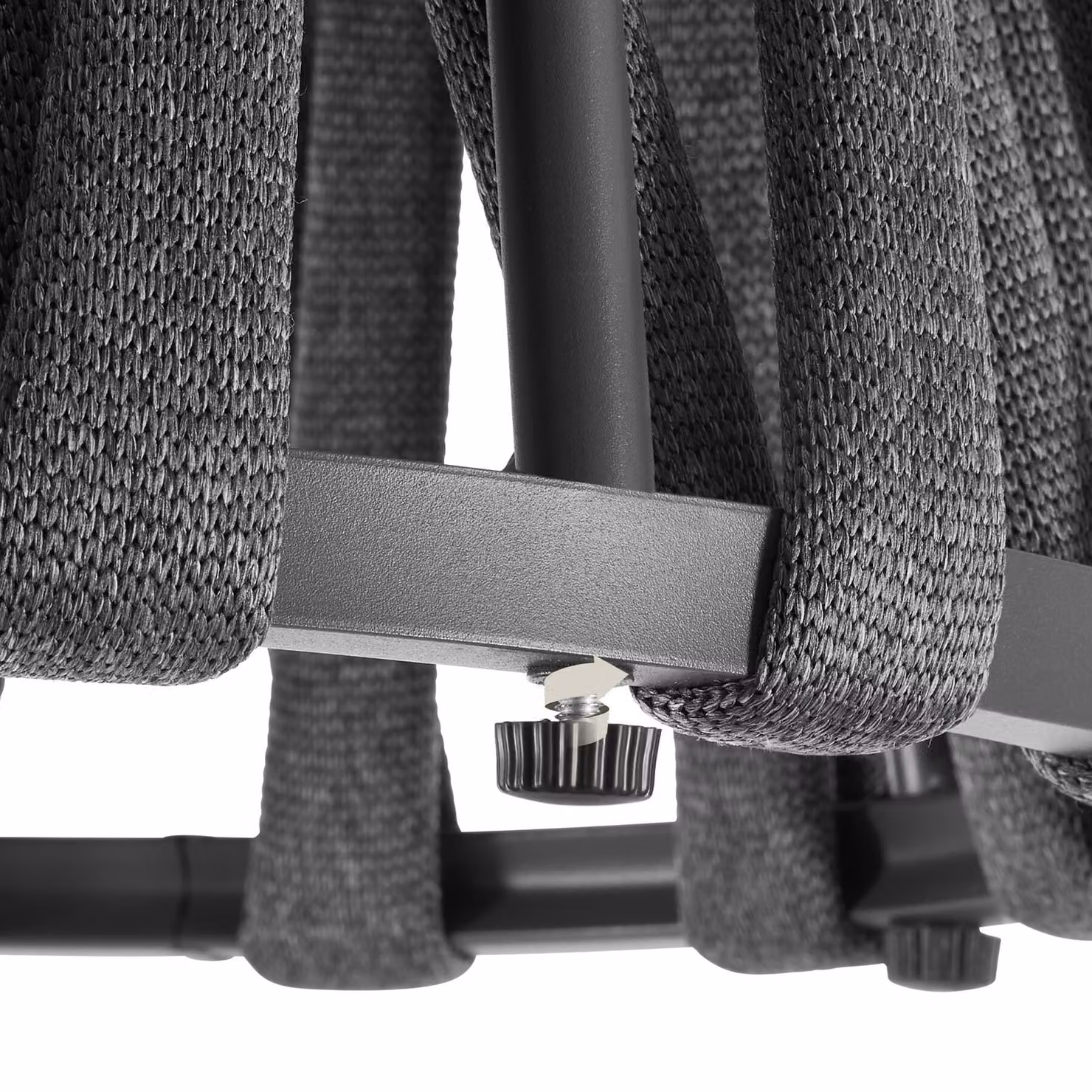 Set Lugano TecTake con design intrecciato in alluminio verniciato a polvere e piano in vetro, colore antracite/grigio – 1