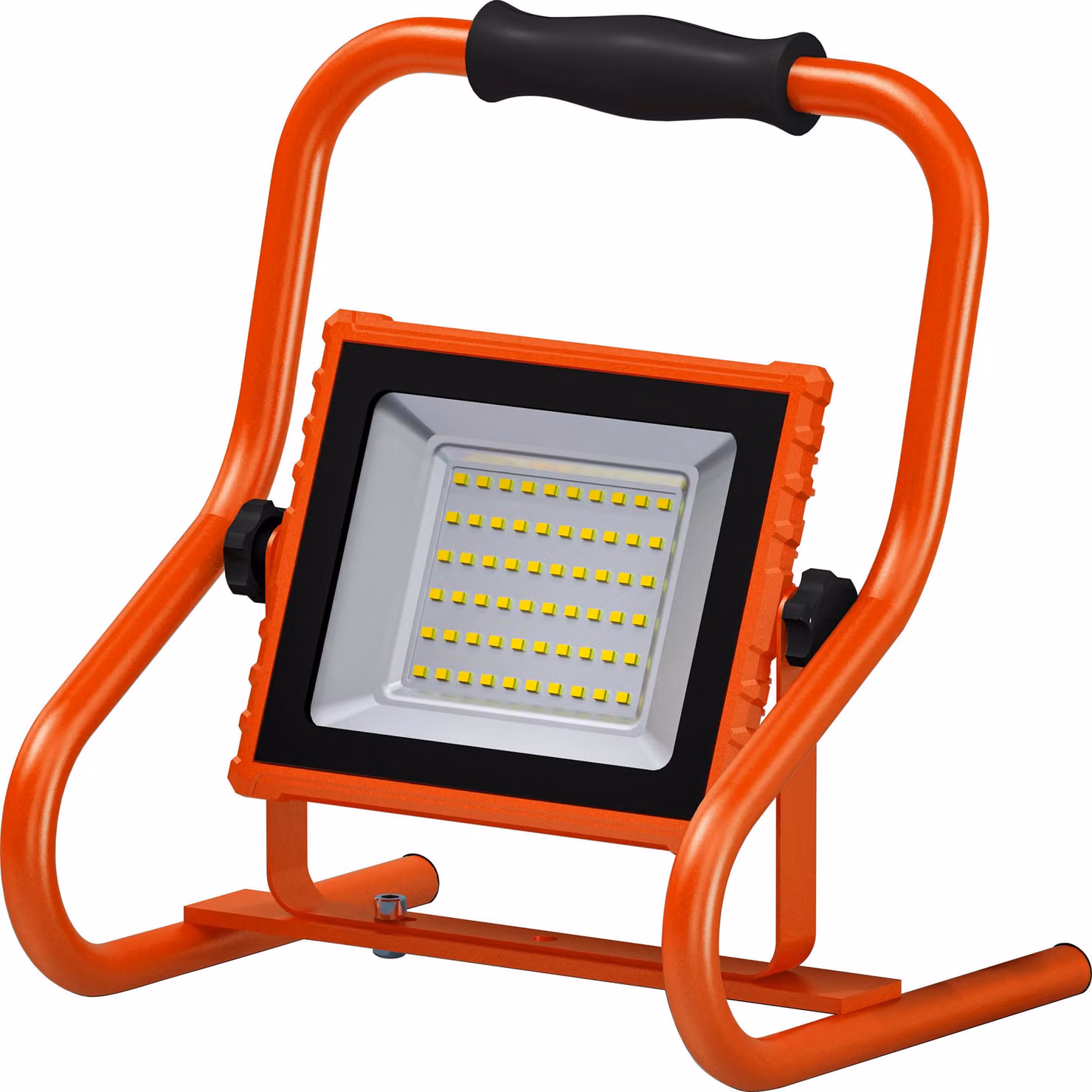 Luce da lavoro a batteria OSRAM R-Stand 20W 4000K in arancione con alloggiamento in alluminio, protezione IP44, per ristrutturazioni, cantine e garage