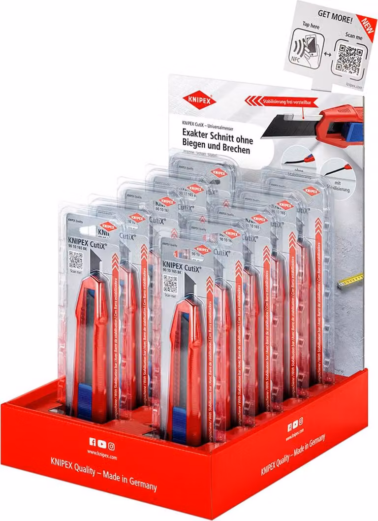 Knipex 00 18 01 V44 Espositore da banco 10 x 90 10 165 B K