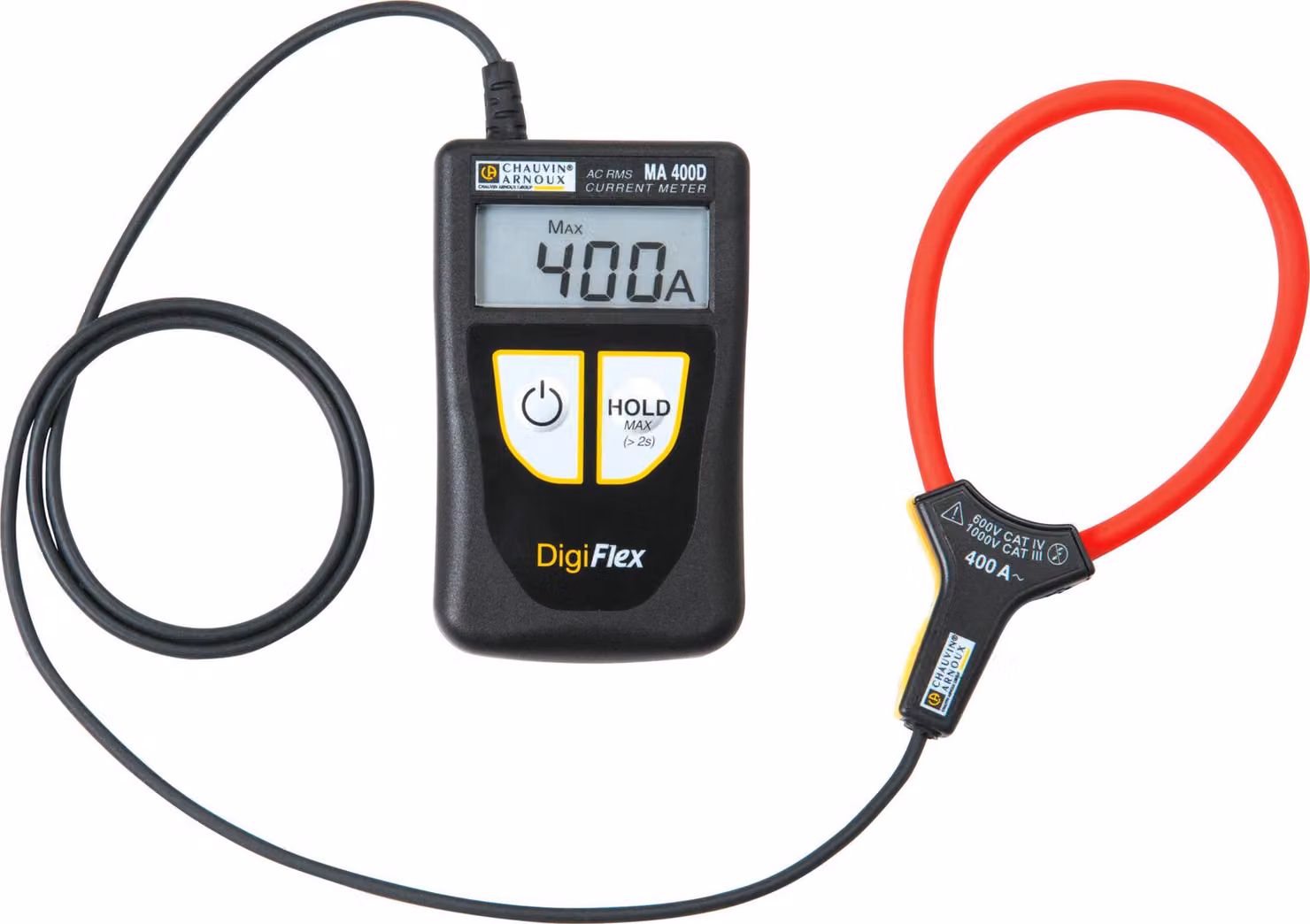 Digiflex - Strumento di misura digitale 0,02 ... 399,9A MA400D-250
