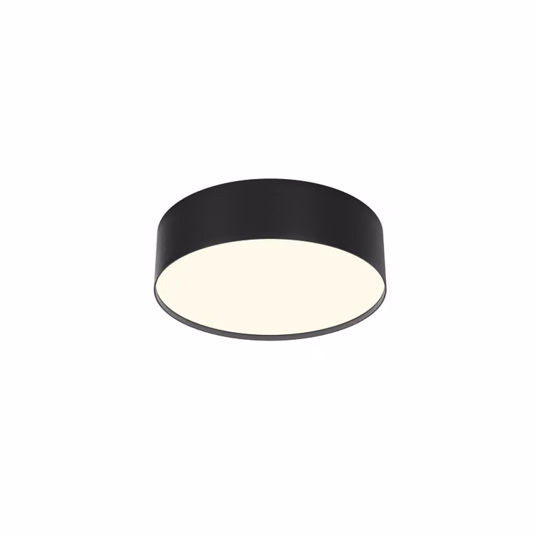 Maytoni plafoniera Zon LED incl. alluminio nero 24W per cucina, camera da letto, soggiorno, sala da pranzo, atrio