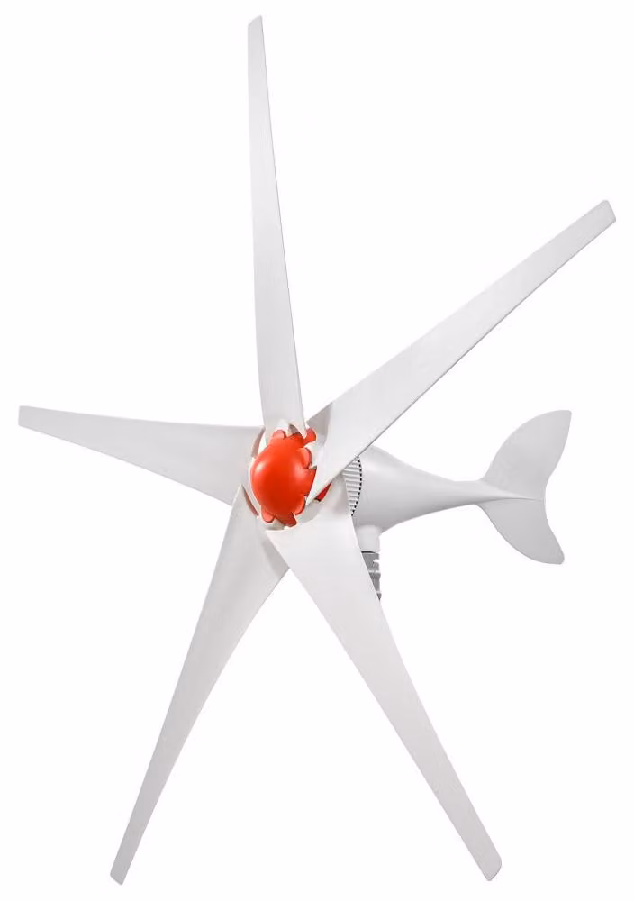 Turbina eolica ad asse orizzontale - Potenza: 800 W - Tensione: 12 V - 5 pale