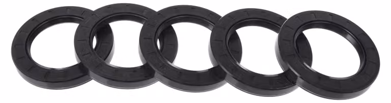 Guarnizione radiale a labbro TC, 50x75x10 mm, in gomma NBR, colore nero, confezione da 5 pezzi.