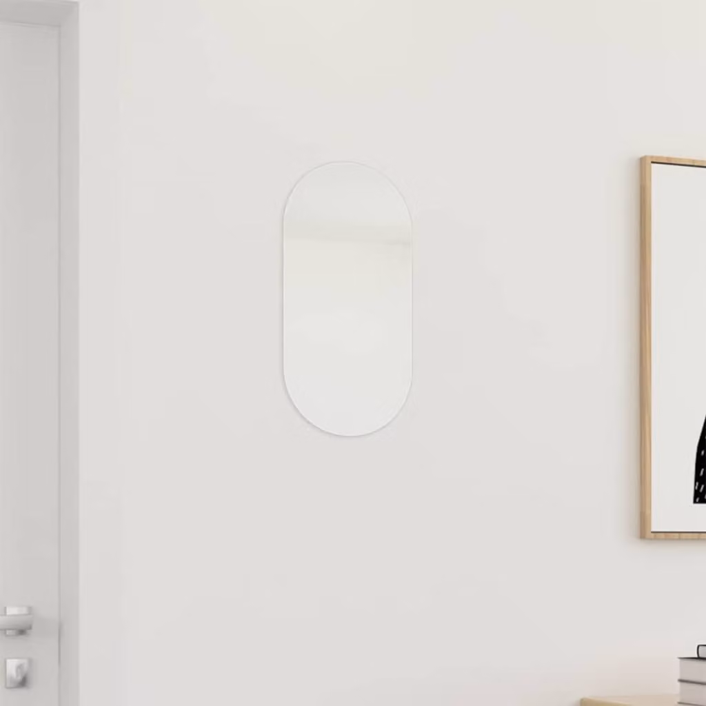 Specchio rettangolare minimalista vidaXL in vetro, L: 40 cm, H: 20 cm