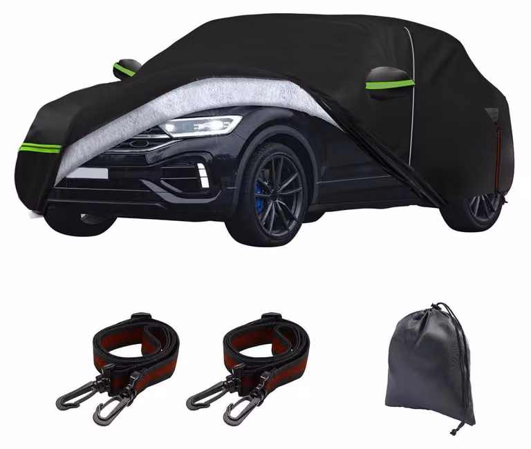 Copertura impermeabile per auto, compatibile con VW T-Roc Cabriolet dal 2019 al 2025, a 6 strati, con protezione UV e chiusura a zip