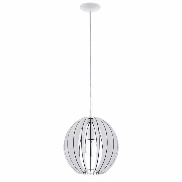Lampadario Eglo 94438 COSSANO E27 1x60W bianco