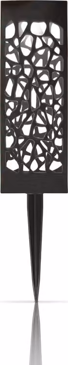 Lampada a LED solare a innesto per esterni, resistente alle intemperie IP44, luce da giardino da 28,5 cm con picchetto a terra, illuminazione per patio