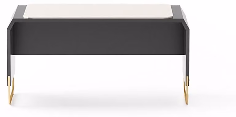 Moderno tavolino grigio da salotto Tavolino da caffè Eleganti mobili in legno