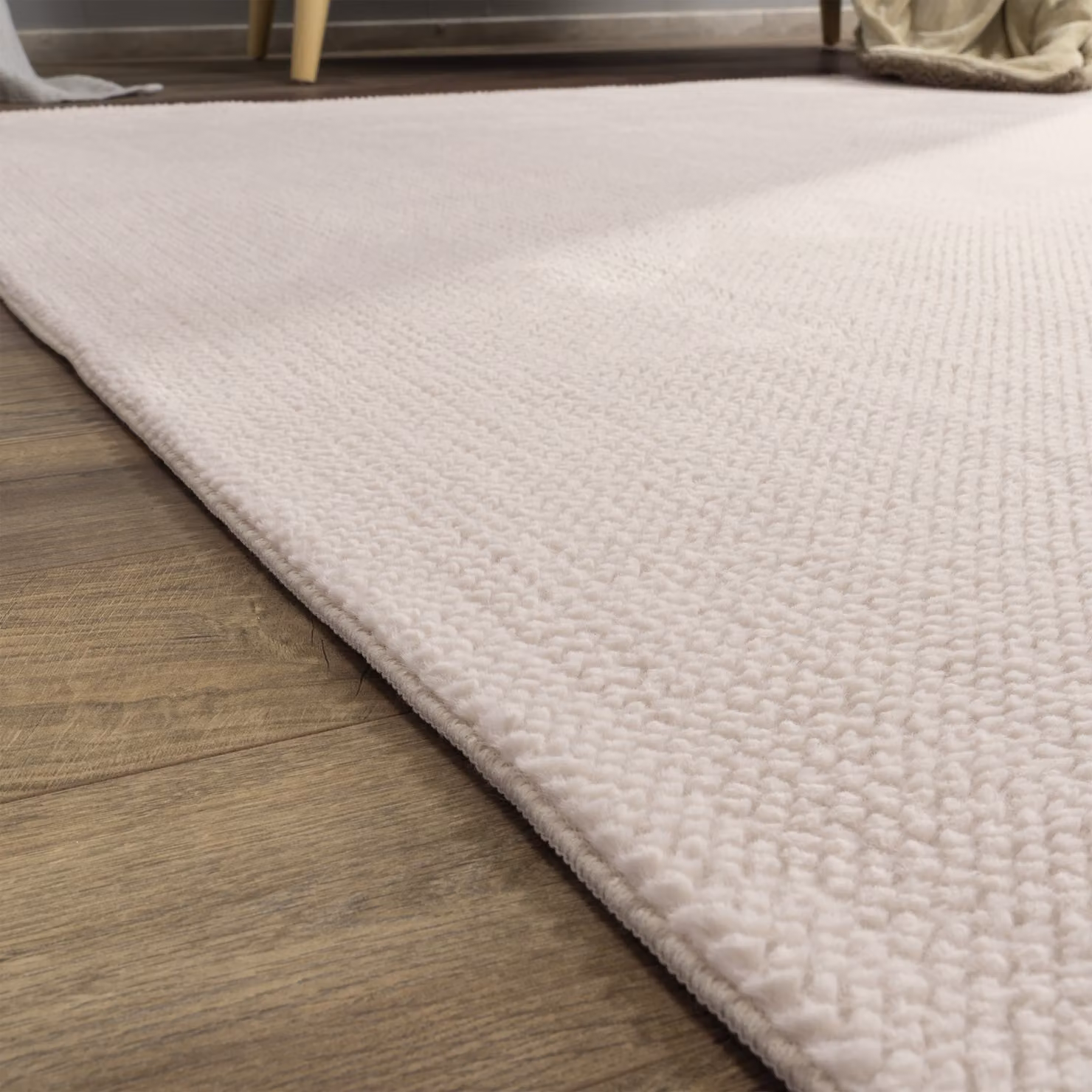 Tappeto in pelliccia sintetica Soraya beige L: 80 cm x P: 150 cm – 4