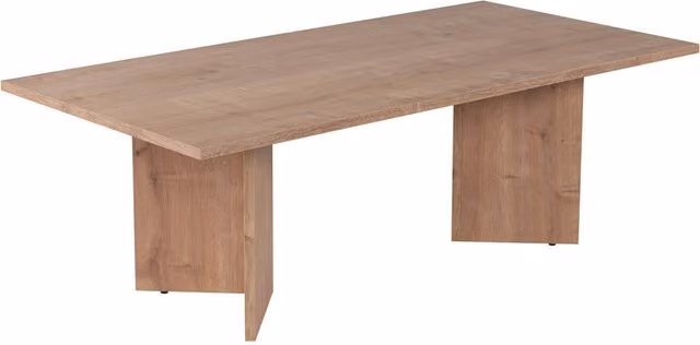 Tavolino da salotto rettangolare legno chiaro 40x119x60 cm