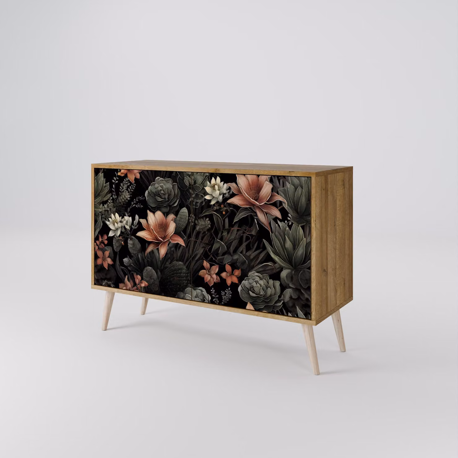Cassettiera Spacerebels a 2 ante - credenza cassettiera - credenza alta - mobile guardaroba - soggiorno camera da letto - 57,5×111×42 (HxLxP)