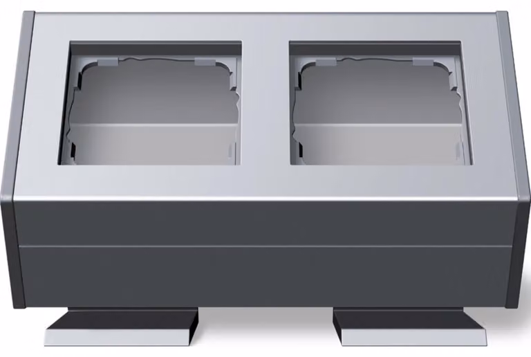 GIRA 7875255 Piastra a parete/coperchio interruttore in alluminio (7875255)