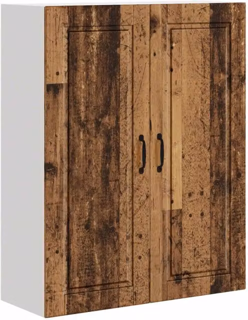 Pensile da cucina e armadietto a muro PORTO in legno vecchio marrone L: 80 cm, P: 31 cm, H: 100 cm