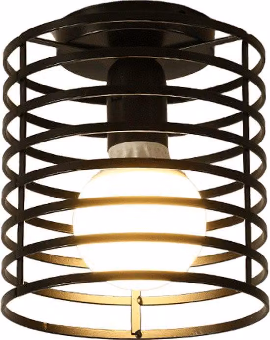 Lampada da soffitto nera, moderna e minimalista, per la zona giorno