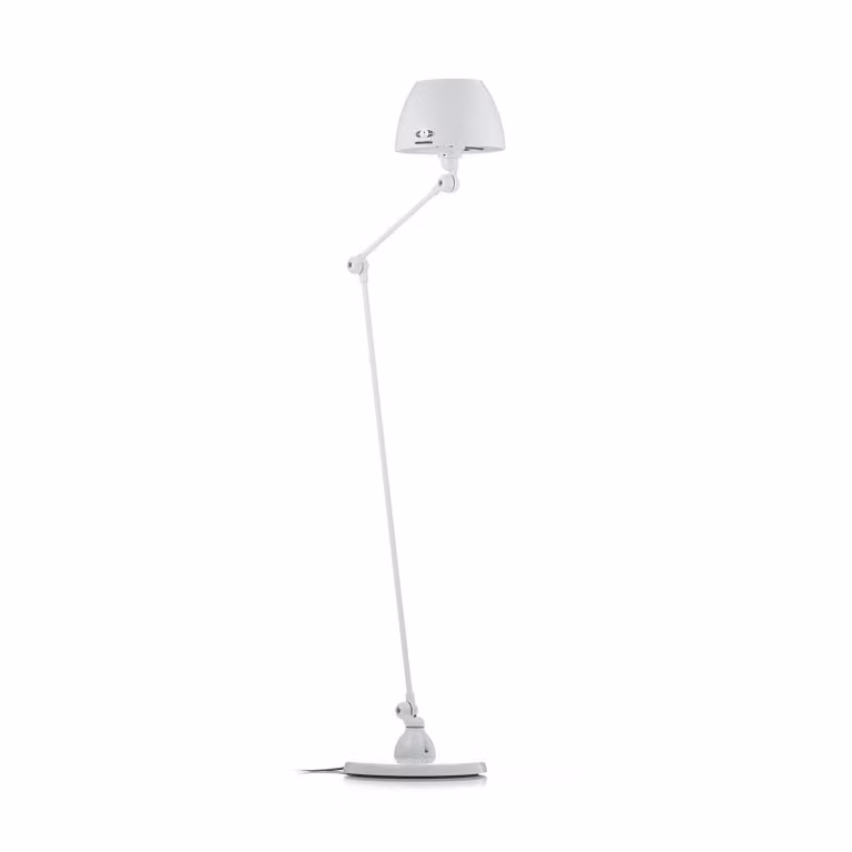 Jieldé Lampada da terra Aicler AIC833, Bianco / Opale, Soggiorno / Sala da pranzo, Metallo, Industriale, Lampada da terra