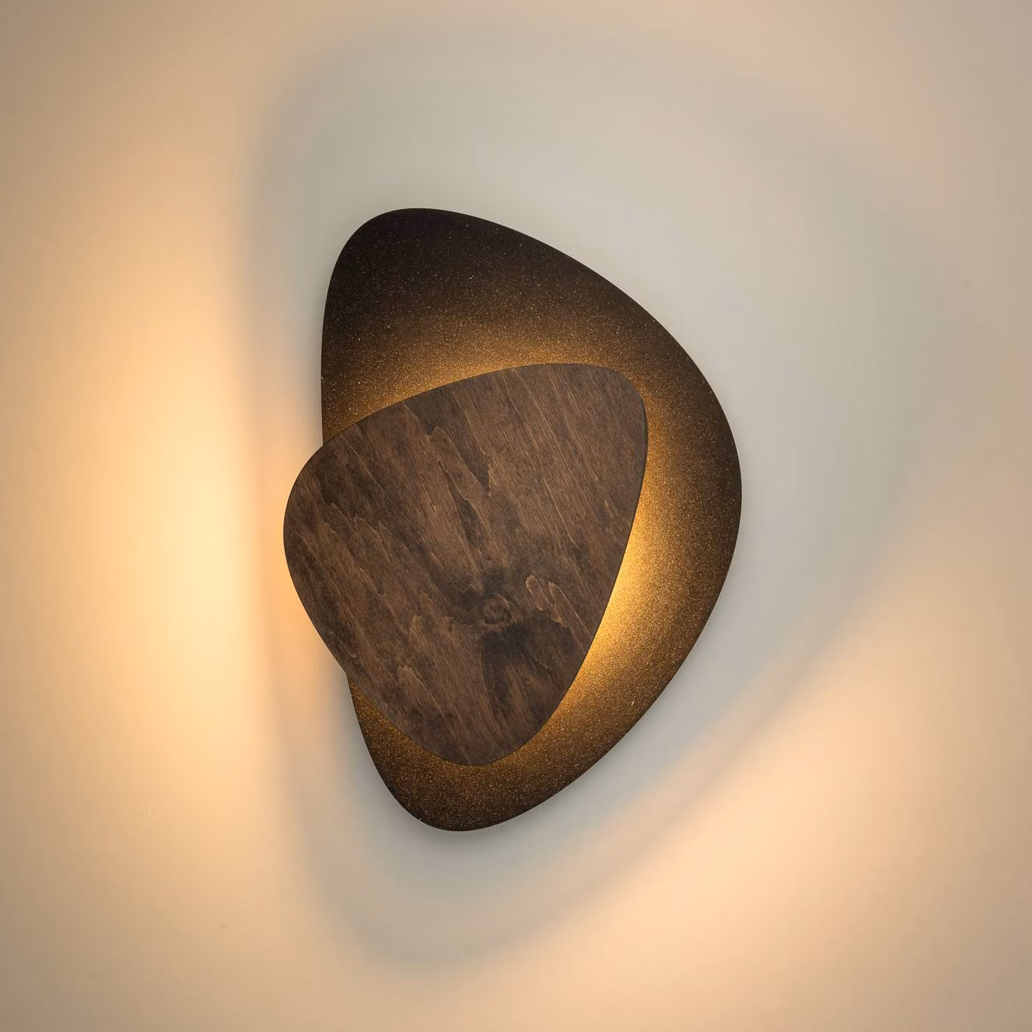 Applique da parete a LED Pedra SIGMA, Nero, Soggiorno / Sala da pranzo, Metallo, Moderno, Applique a LED