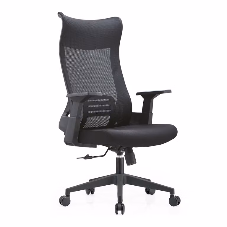 Sedia da ufficio Casa Dolce LEOS, nera, 69x67x114-124 cm, girevole e regolabile in altezza, meccanismo a farfalla, portata 100 kg