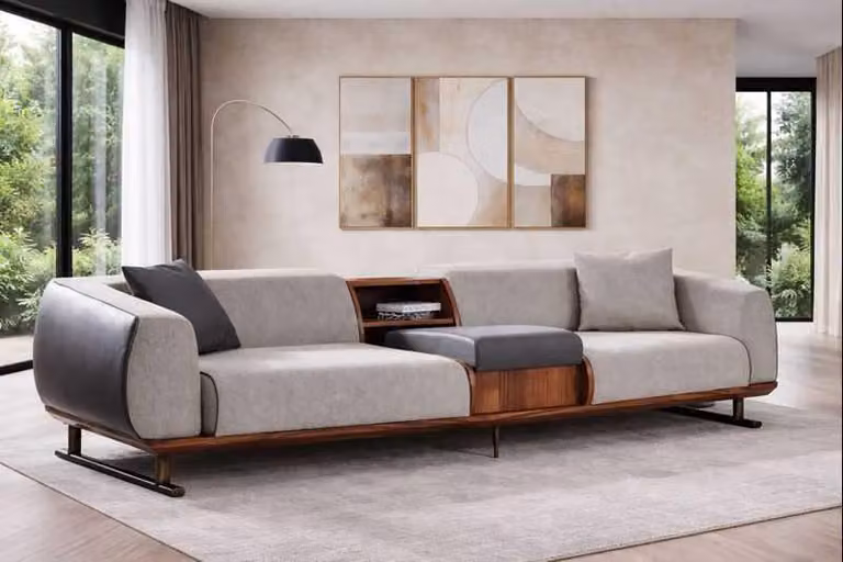 Luxuriöses Polstersofa Elegante Wohnzimmer Couch Elegantes Sofa