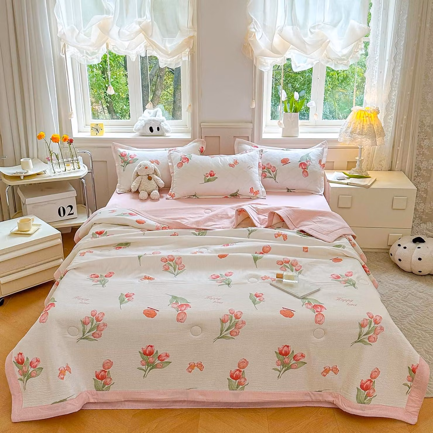Coperta leggera e traspirante per il letto estivo, dimensioni 200 x 230 cm, adatta per 2 persone