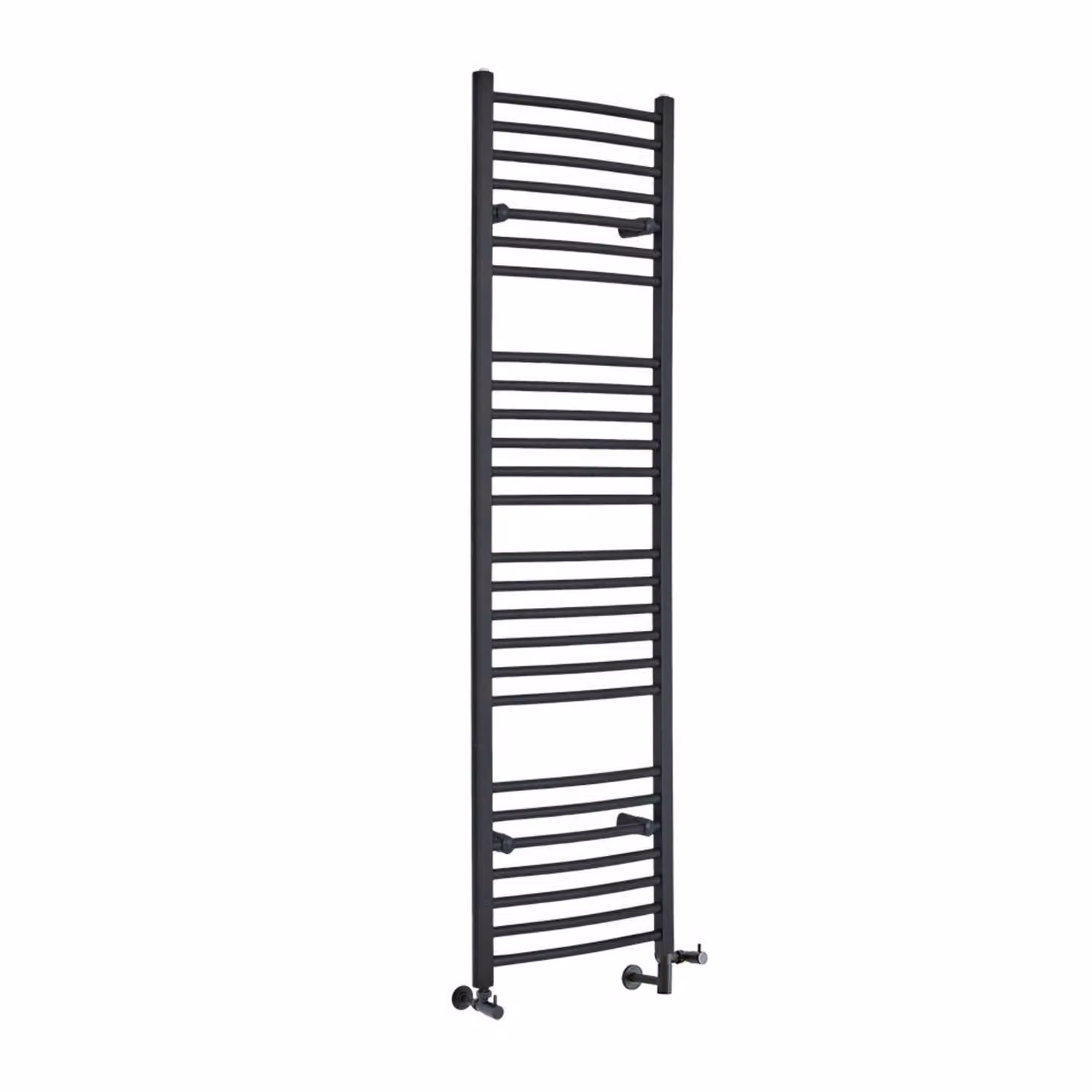 Scaldaslviette Misto Curvo - Termoarredo Bagno Antracite - 1800 x 500mm - 720W - Artle