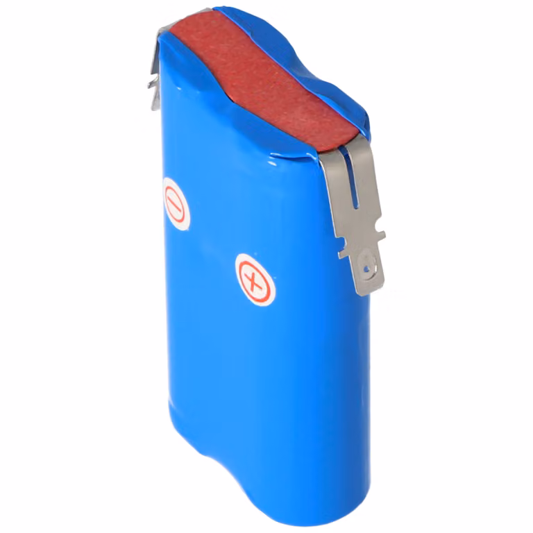 Batteria adatta per Gardena Accu 80 Li-Ion con connessioni Faston da 4,8 mm, 7,4 Volt con 2600 mAh