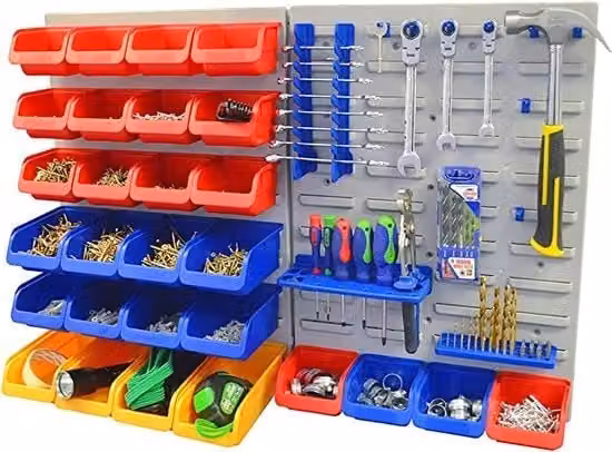 Sistema di appoggio per attrezzi - Ospite per badili - Sistema di appoggio per badili Multi - Appoggio per attrezzi - Sistema di appoggio per strumenti da giardino