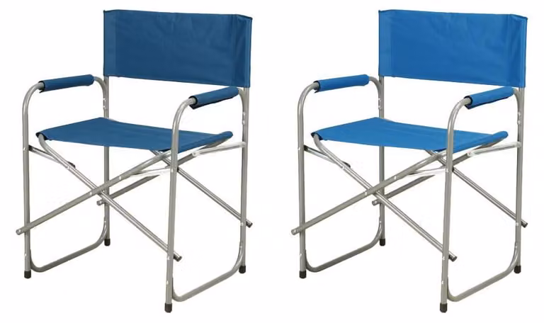 Sedia da Esterno Sedia da Regista Croazia 55x47x78 cm in Tessuto Ox Colore Casuale