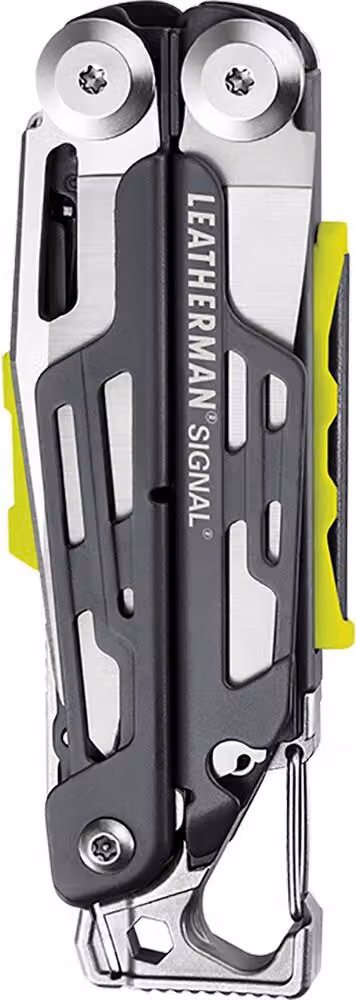 Multiutensile Leatherman -, Signal -, Granite-19 con fodero - Blu