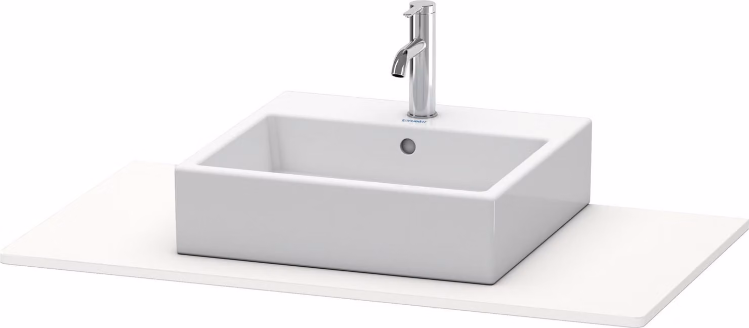Console Duravit XSquare, 1 découpe, 1000x16x550mm, XS060E03636, XS060E03636