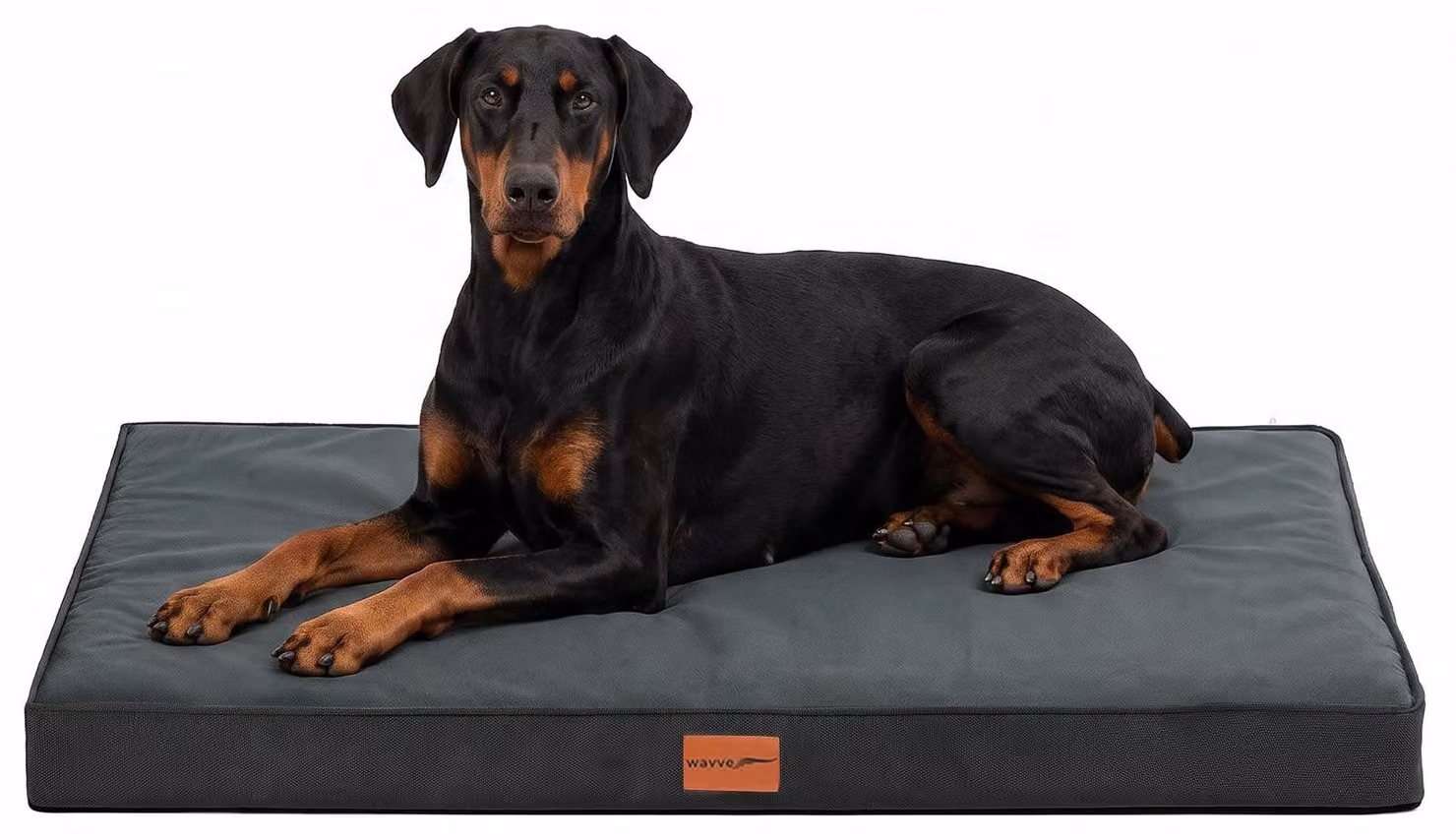 Cuccia ortopedica per cani - Grande, 120x81x10 cm - Imbottitura in schiuma viscoelastica - Grigia - Per interni - Cuscino per cani