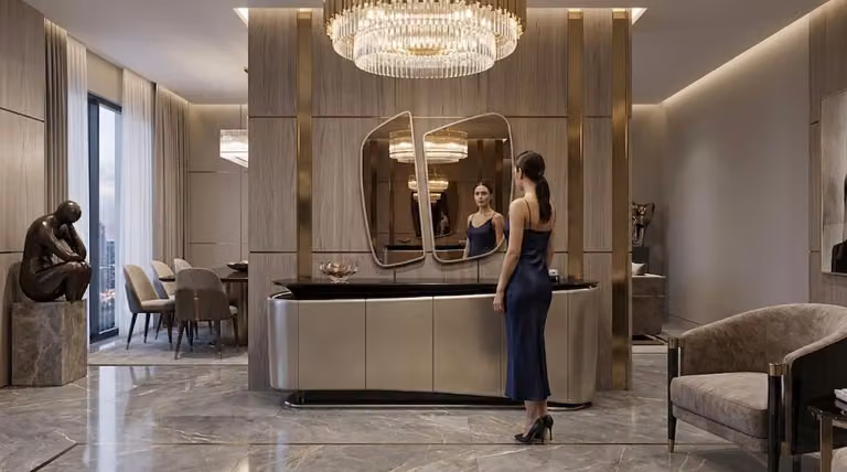 Comodino con specchio: alta qualità, elegante, moderno, resistente, duraturo e dal design senza tempo