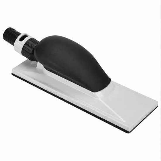 Levigatrice manuale elettrica - con aspirazione della polvere - 51 fori - levigatura senza polvere - per legno, intonaco, vernice, plastica e metallo - 200 x 70 mm