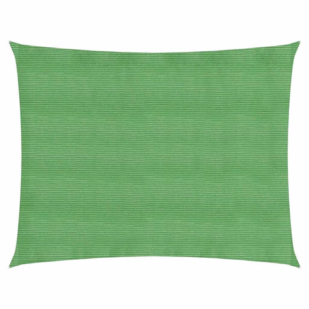 Telo ombreggiante Living Store, 160 g/m², verde chiaro, 2,5 x 3,5 m, in HDPE