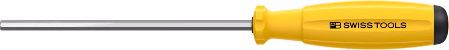 PB Swiss Tools Cacciavite esagonale, diritto, con impugnatura 2K SwissGrip, ESD, esagono da 2 mm