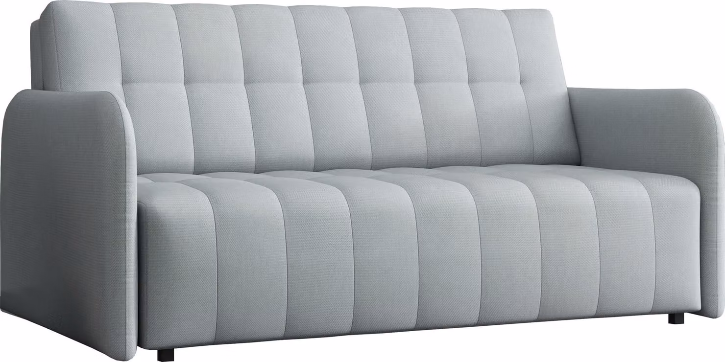 MIRJAN24 Divano letto Viva Grand IV, divano imbottito a 4 posti con cuscini inclusi, con contenitore e funzione letto, divano elegante (colore: Paros 5)