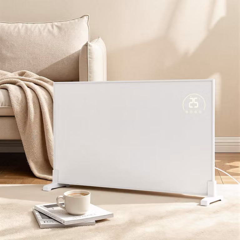 Riscaldatore a infrarossi Ikodm da 960 W, con Wi-Fi, termostato, possibilità di montaggio a parete e piedini