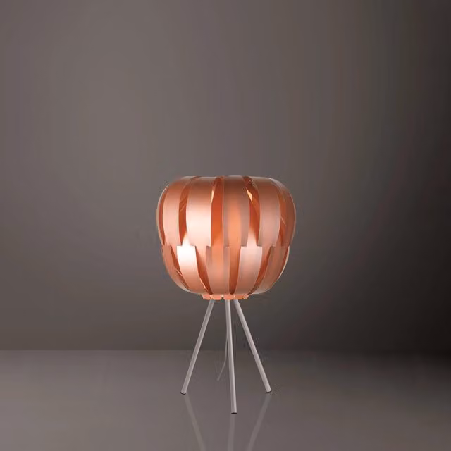 Lampada da scrivania moderna Queen Polilux Linea Zero in rame e metallo con attacco E27 – 1